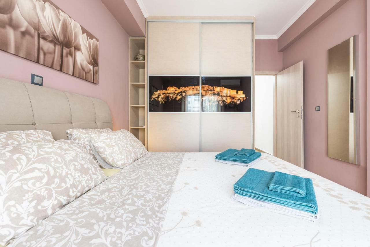 Stylish Luxury Near Acropolis At Neos Kosmos Metro Station Apartmán Atény